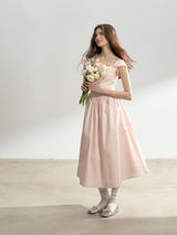 Blush Waltz Ribbon Dress