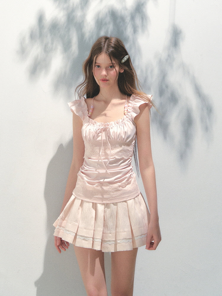Strawberry Soufflé Corset Top