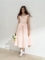 Blush Waltz Ribbon Dress