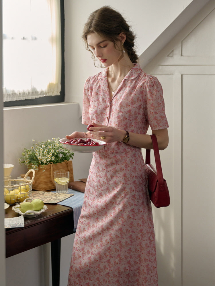 Pink Rosé Reading Dress
