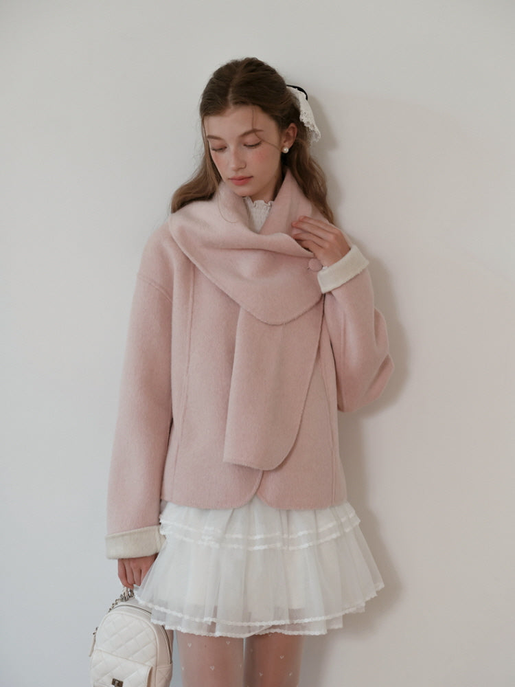 Roseraie Whispers Wool Coat
