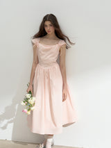 Blush Waltz Ribbon Dress