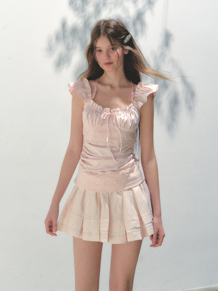 Strawberry Soufflé Corset Top