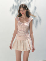 Strawberry Soufflé Corset Top
