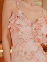 Blush Sonata Ruffle Gown