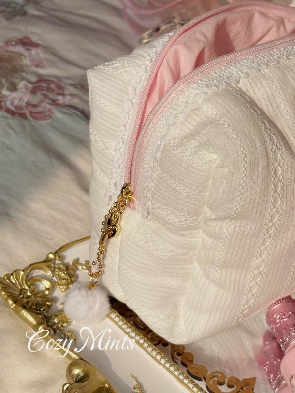 Lace Rose Soft Pouch