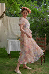 Garden Waltz Puff Dress