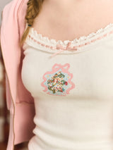Lace Melody Embroidered Camisole