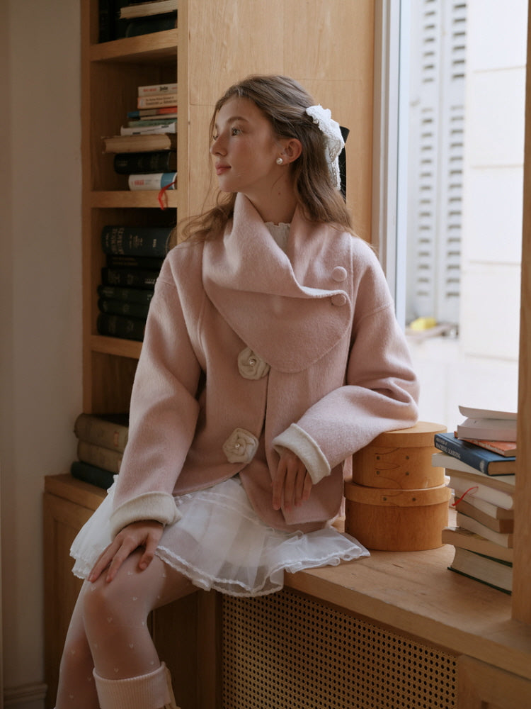 Roseraie Whispers Wool Coat