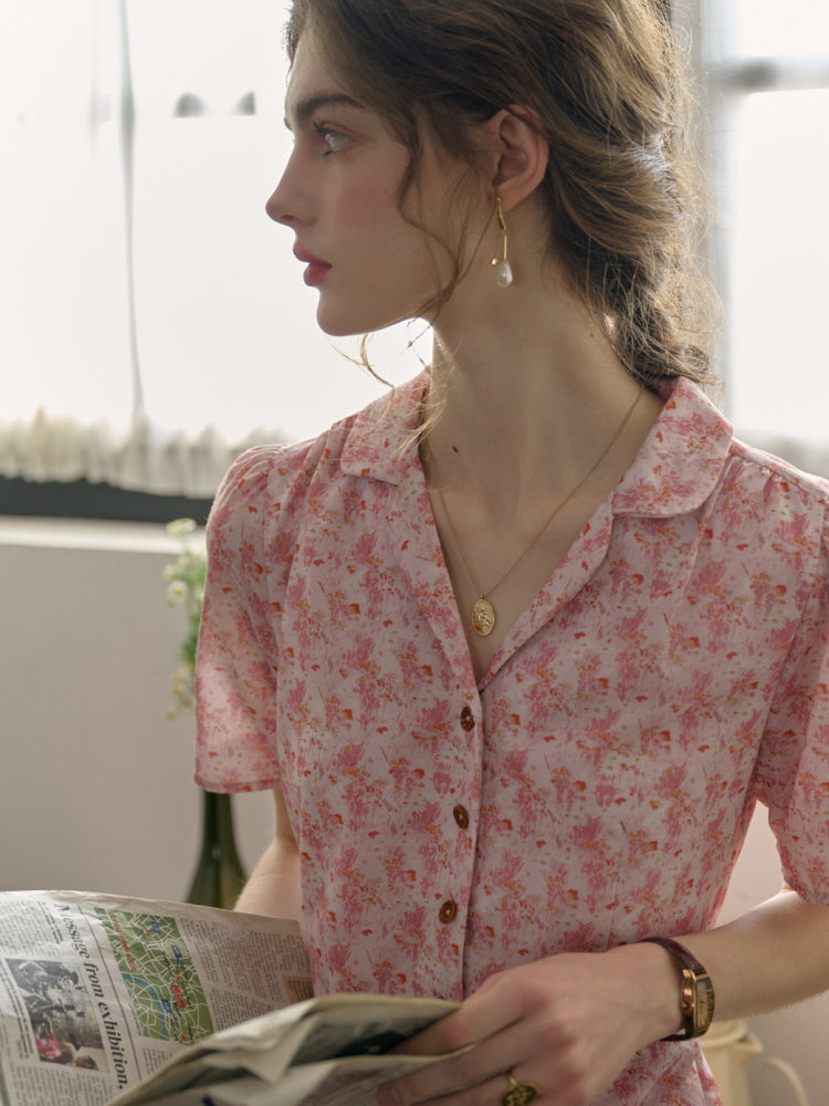 Pink Rosé Reading Dress