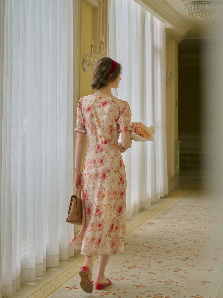 Rosewater Waltz Dress