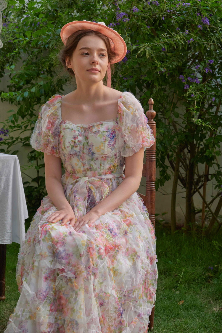 Garden Waltz Puff Dress