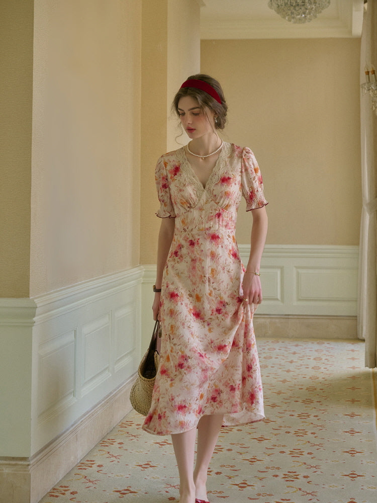 Rosewater Waltz Dress