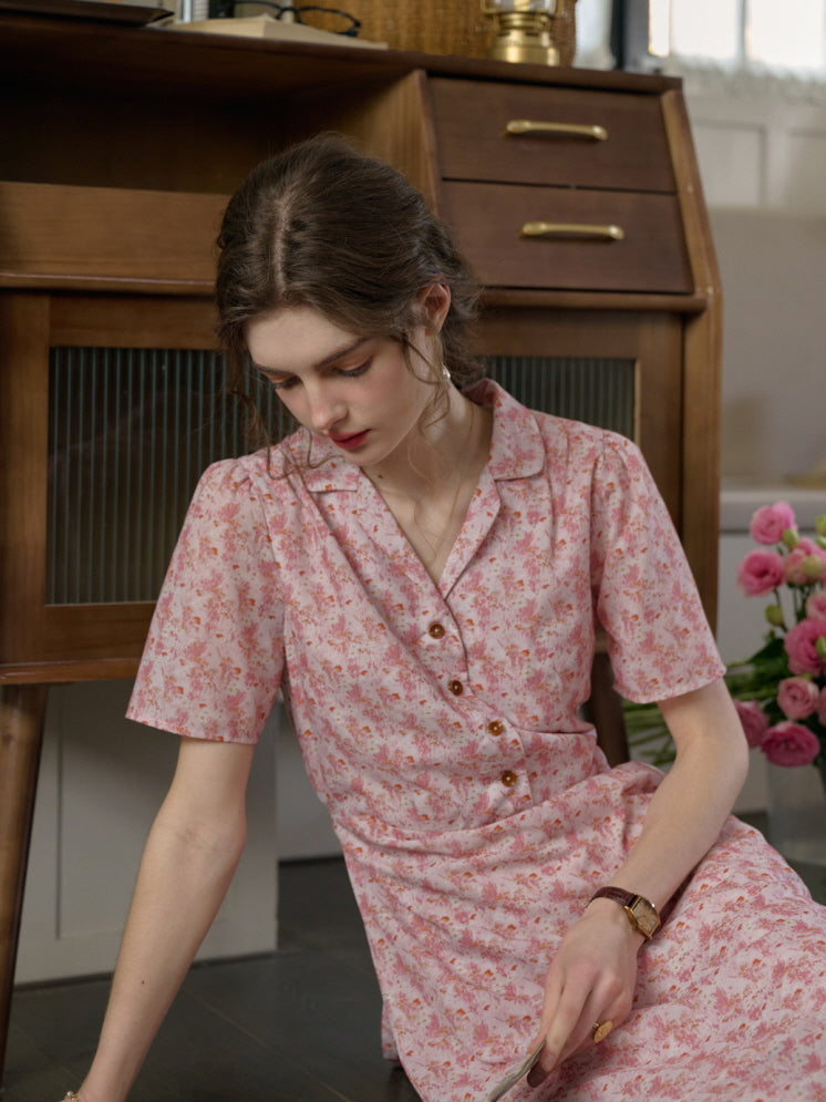 Pink Rosé Reading Dress