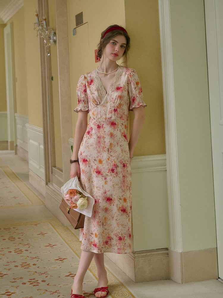 Rosewater Waltz Dress