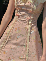 Rose Milk Picnic Dress