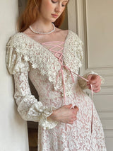 Blush Lace Waltz Dress