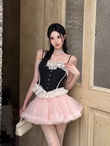 Sugar Lace Corset & Tulle Skirt Set