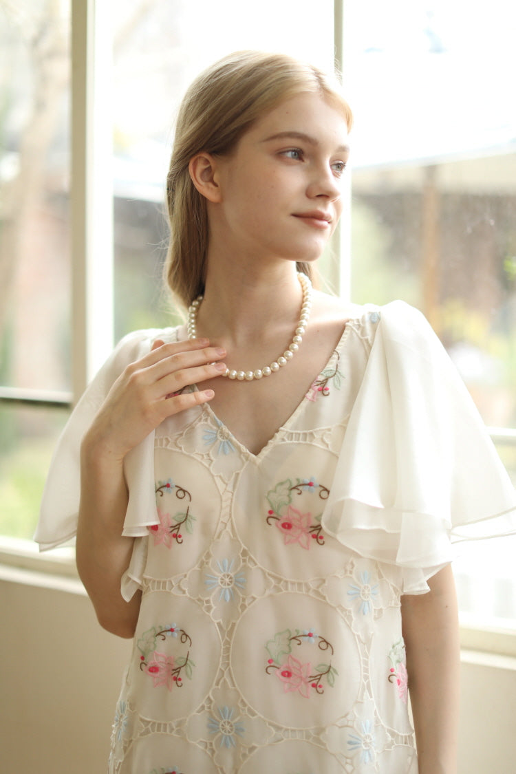 Garden Pearl Wishes Necklace