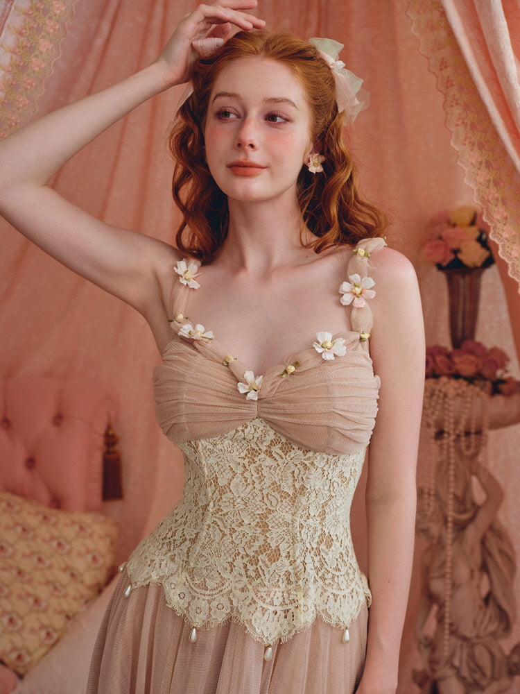 Rose Lattice Garden Dress