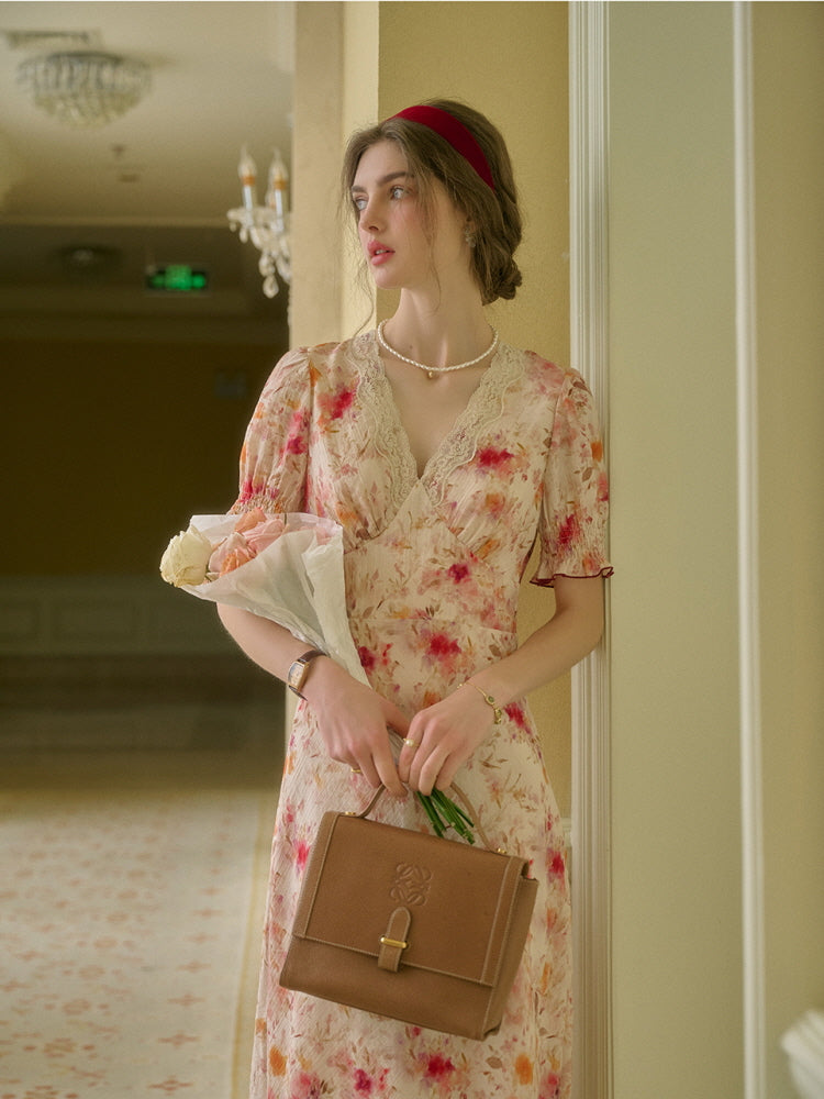 Rosewater Waltz Dress