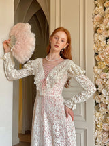 Blush Lace Waltz Dress