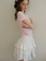 Blush Stardust Bow Tee