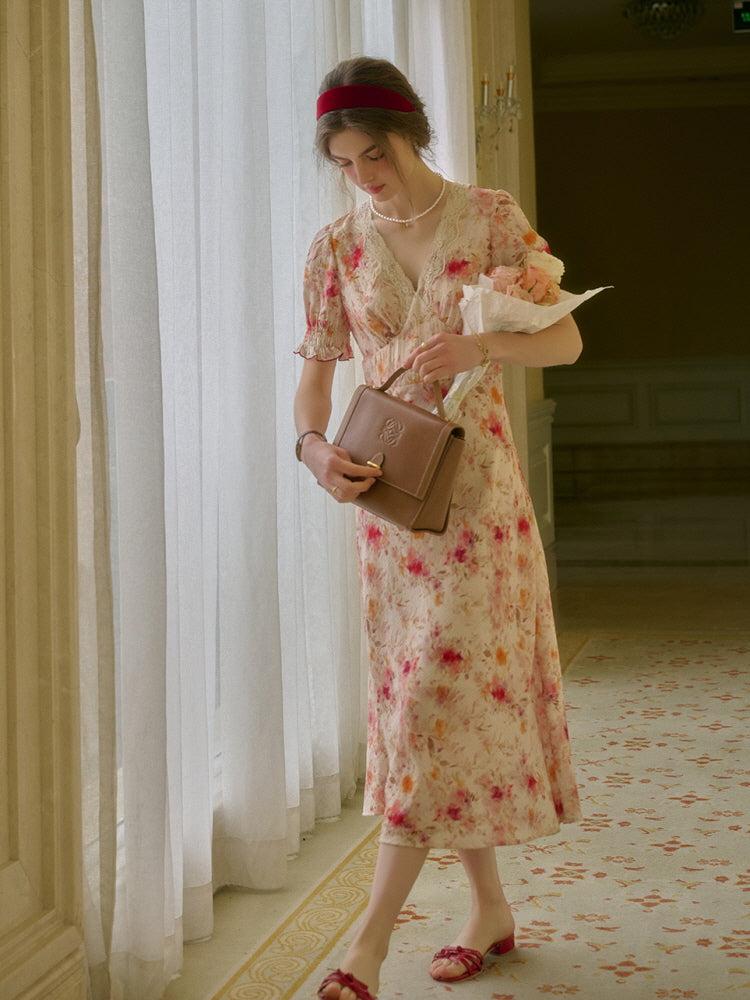Rosewater Waltz Dress