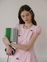 Pearl Garden Bow Dress