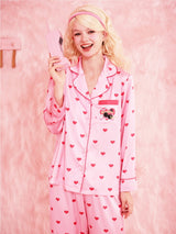 Cherry Pop Heart Pajama Quartet