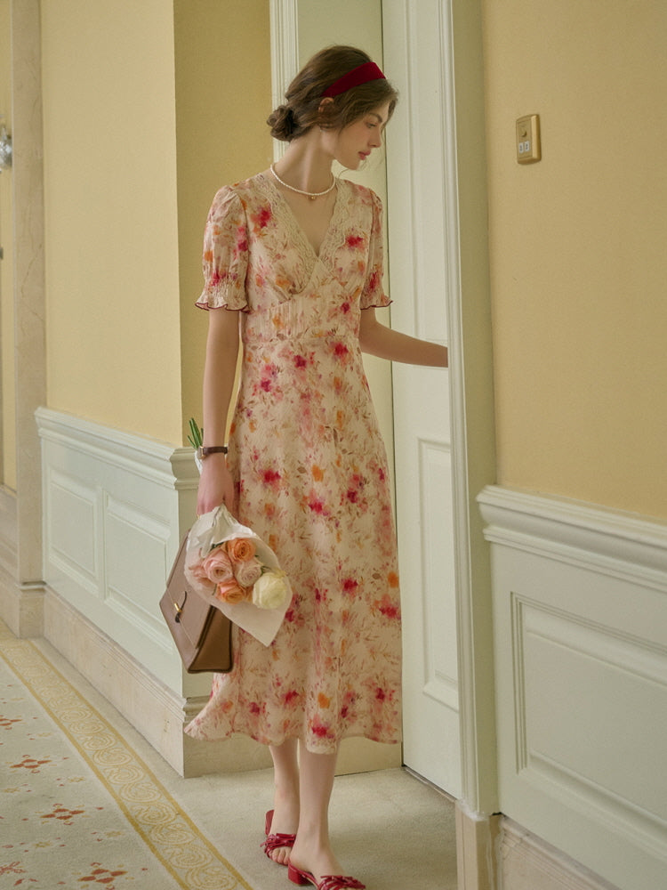 Rosewater Waltz Dress