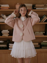 Roseraie Whispers Wool Coat