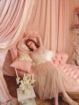 Rose Lattice Garden Dress