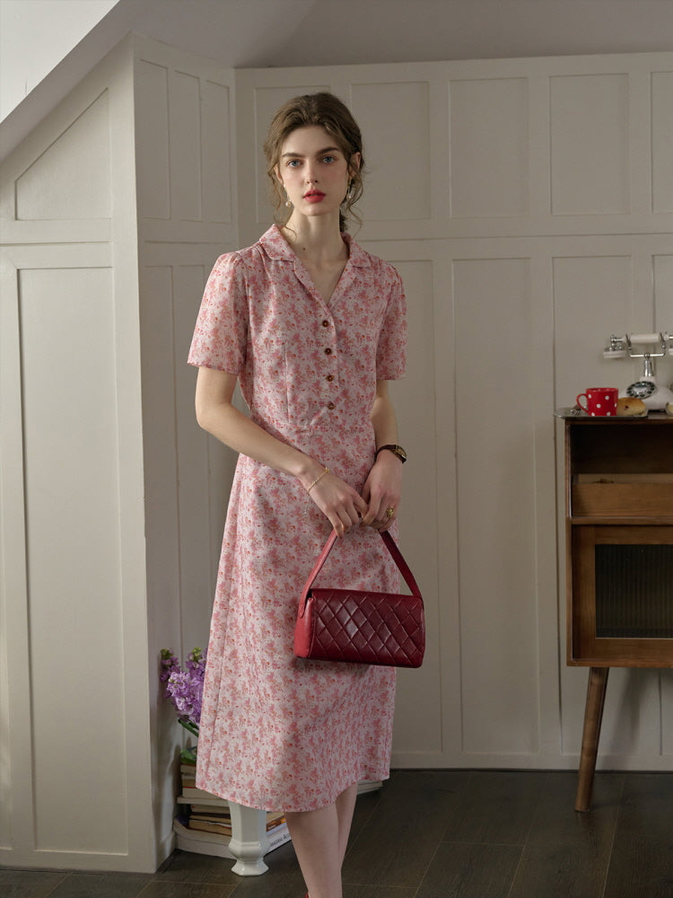 Pink Rosé Reading Dress