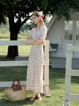 Rosée d'Été Puff Sleeve Dress