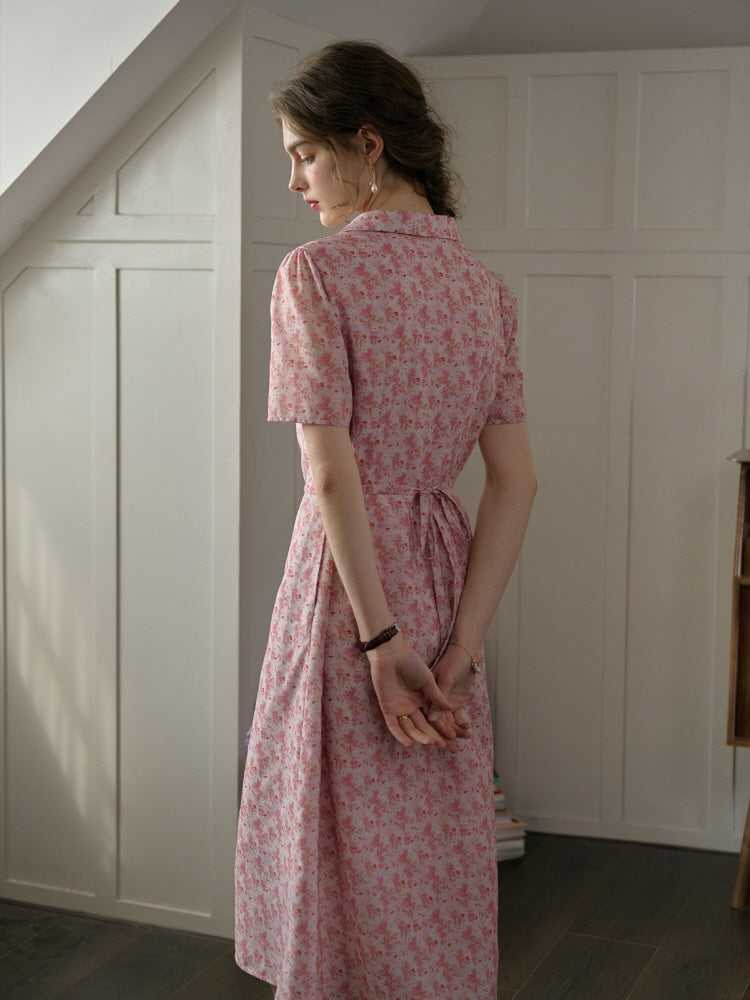 Pink Rosé Reading Dress