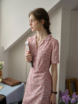 Pink Rosé Reading Dress
