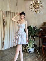 Bluebell Garden Corset Dress