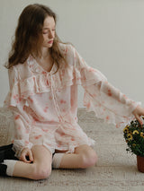 Flutter Rose Ruffle Set
