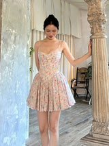Bluebell Garden Corset Dress