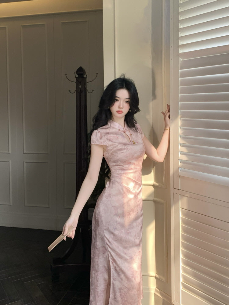 Blush Orchid Cheongsam Dress