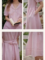 Rosy Meadow Cotton Dress