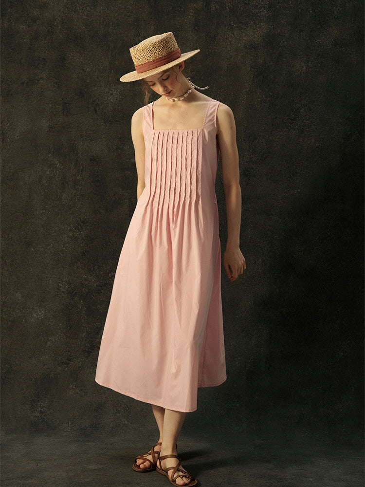 Blush Meadow Pinafore Dress
