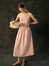 Blush Meadow Pinafore Dress