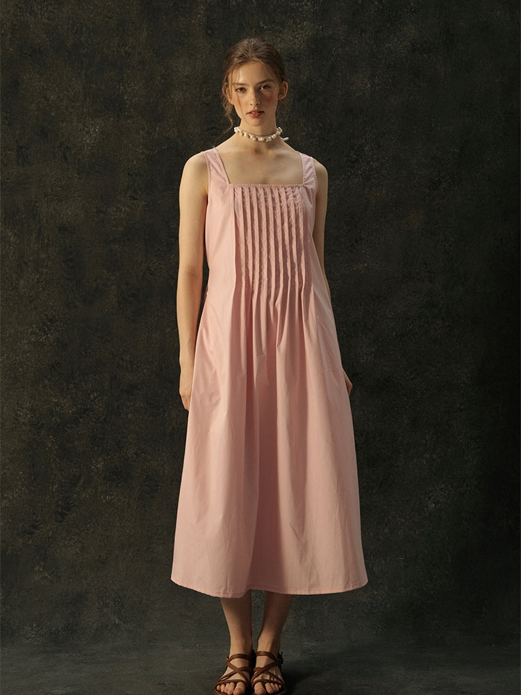 Blush Meadow Pinafore Dress
