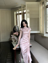 Blush Orchid Cheongsam Dress