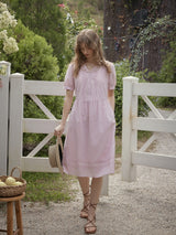 Rosy Meadow Cotton Dress