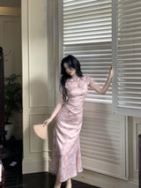 Blush Orchid Cheongsam Dress