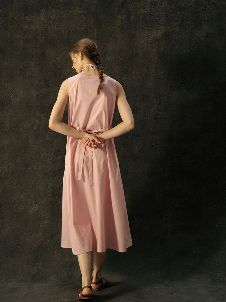 Blush Meadow Pinafore Dress