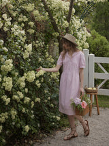 Rosy Meadow Cotton Dress